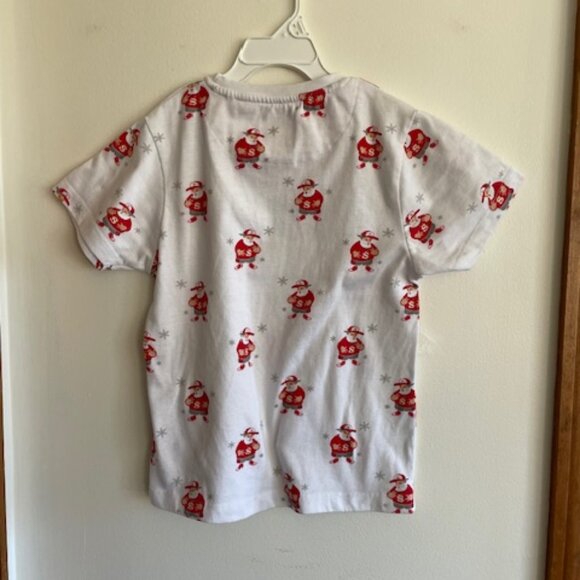 DENIM & FLOWER RICKY SINGH Santa Baseball Cap White Short Sleeve T Shirt 5/6 - Picture 6 of 12